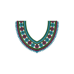 Neck Embroidery Design 13627