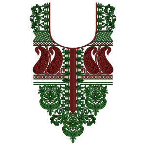 Neck Embroidery Design 13629