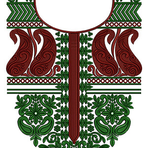Neck Embroidery Design 13629