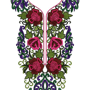 Neck Embroidery Design 13632