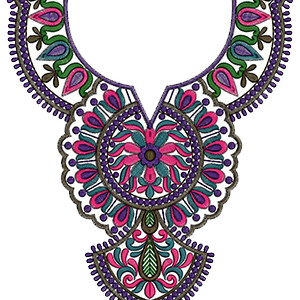 Neck Embroidery Design 13633