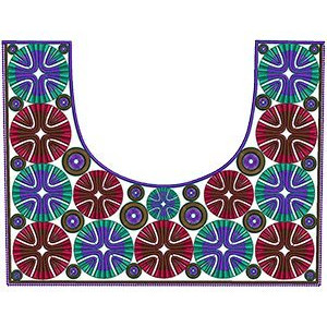 Neck Embroidery Design  13706