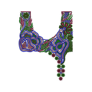Neck Embroidery Design 13707