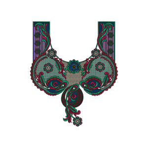 Neck Embroidery Design 13709