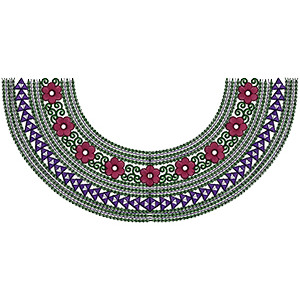 Embroidery Designs For Neck 13804