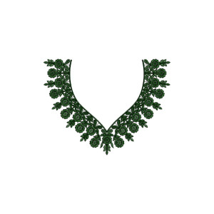 Neck Embroidery Design 13806