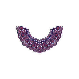 Embroidery Neck Design 13809