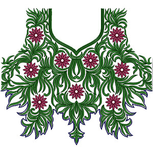 Fancy Neck Embroidery Designs Download 13947