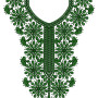 Beautiful Neck Embroidery Design 13954