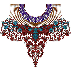 Fancy Embroidery Design 13955