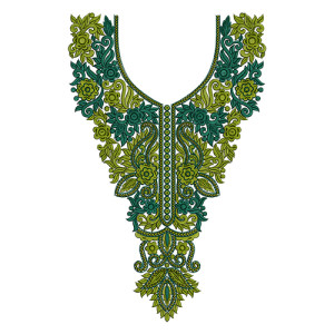 Download Fancy Neck Embroidery Design 13959