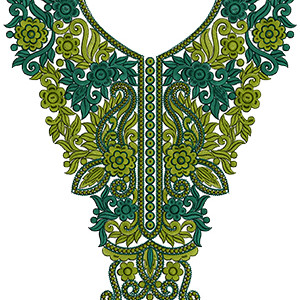 Download Fancy Neck Embroidery Design 13959