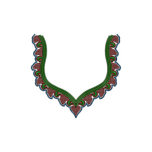 New Neck Embroidery Design 13979