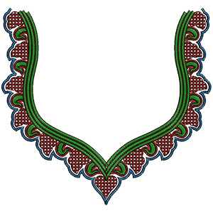 New Neck Embroidery Design 13979