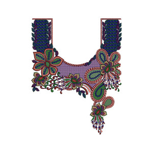 Embroidery Design Neck 13999