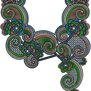 Punjabi Neck Design 14008