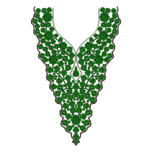 Arabic Fashion Jalabiya Embroidery Designs 14024