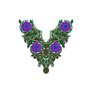 Embroidery Neck Yoke Gala Design 14033