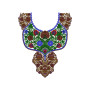 Mexican Clothing Neck Embroidery Design 14038