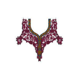 Machine Embroidery Designs For Neck 14043
