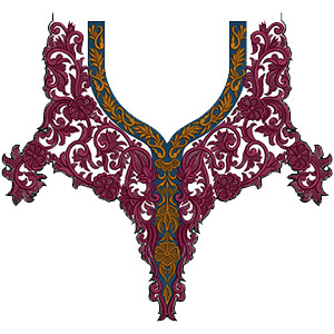 Machine Embroidery Designs For Neck 14043