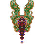 Pakistani Wedding Neck Embroidery Design 14044