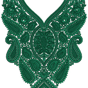 Fancy Embroidery Neck Designs 14053