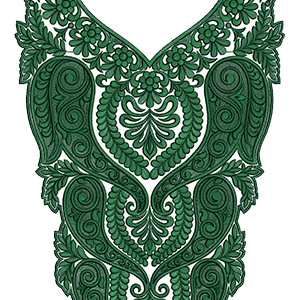 Machine Embroidery Neck Designs 14067