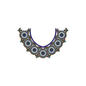 Farasha Jalabiya Embroidery Design 14071