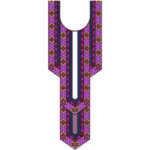 Long Neck Embroidery Design 14075