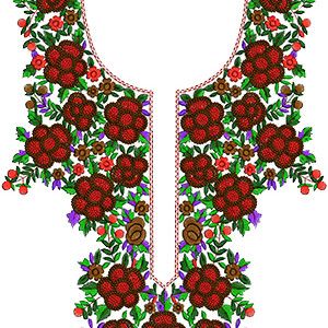 Latest Kurti Embroidery Neck Design 14156