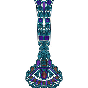 Wedding Dresses Long Neck Embroidery Design 14157