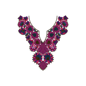 Neck Embroidery Design 14161