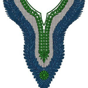 New Neckline Embroidery Design 14922