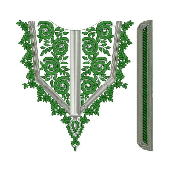 Embroidery Neck Design 14959