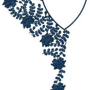 Glamorous Heavy Embroidery Neck Design 15334