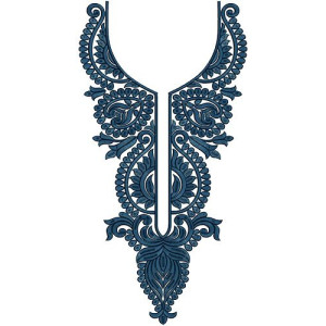 Printed Kurti Churidar Neck Design 15337