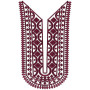 Muslim Dress Neck Embroidery Design 15493