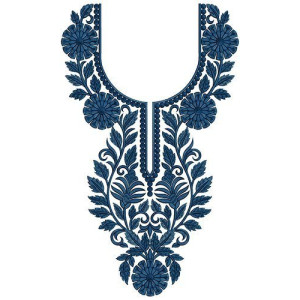 Royal Neck Embroidery Designs 15497