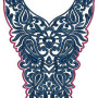 High Fashionable Neck Embroidery Design 15499