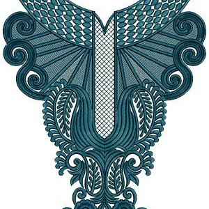 Pakistani Dress Embroidery Lovely Neck Design 15501