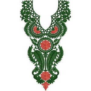Wedding Embroidery Neck Design 15502