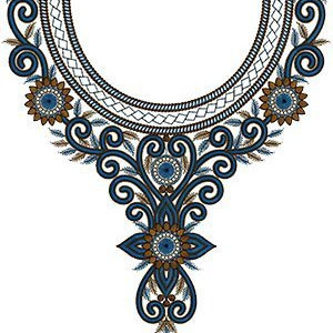 Beautiful Embroidery Neck Design 15760
