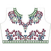 Rich Fashions Neck Embroidery Pattern Design 15790