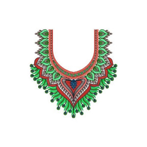Machine Embroidery Neck Designs 15814