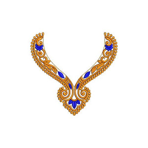 Maxi Dress Jalabiya Embroidery Design 16722