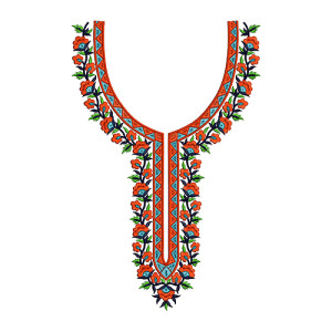 African Womens Dress Neck Design 16793
