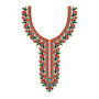 African Womens Dress Neck Design 16793