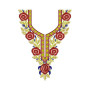 Luxury Fashion Neck Embroidery Design 16798