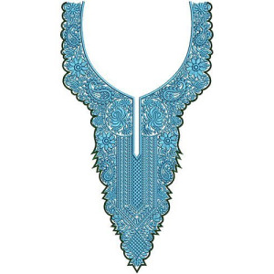 Creative Neck Embroidery 16886